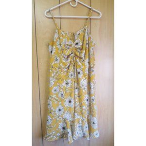 Yellow Floral Dress